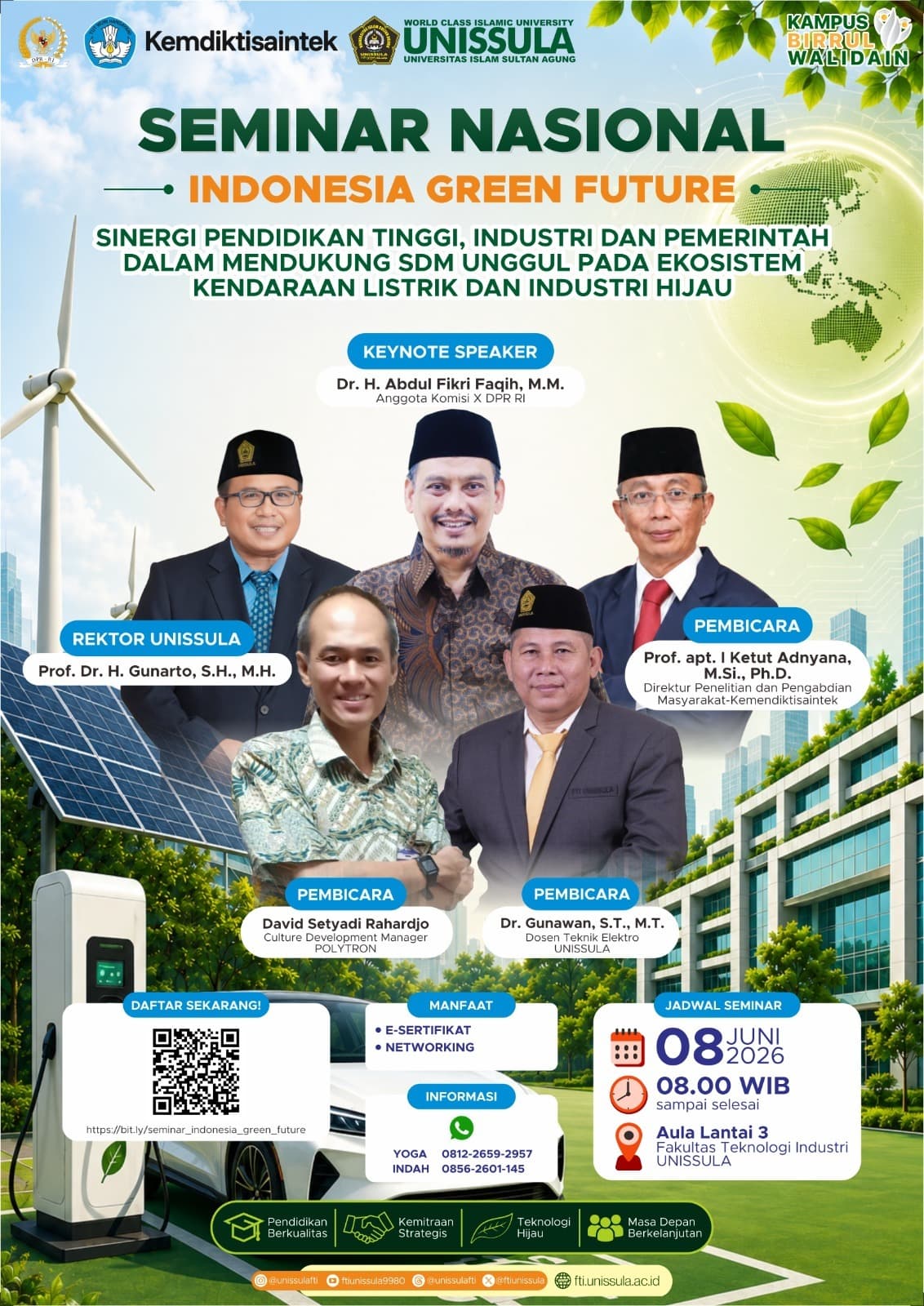Poster Seminar Nasional Indonesia Green Future